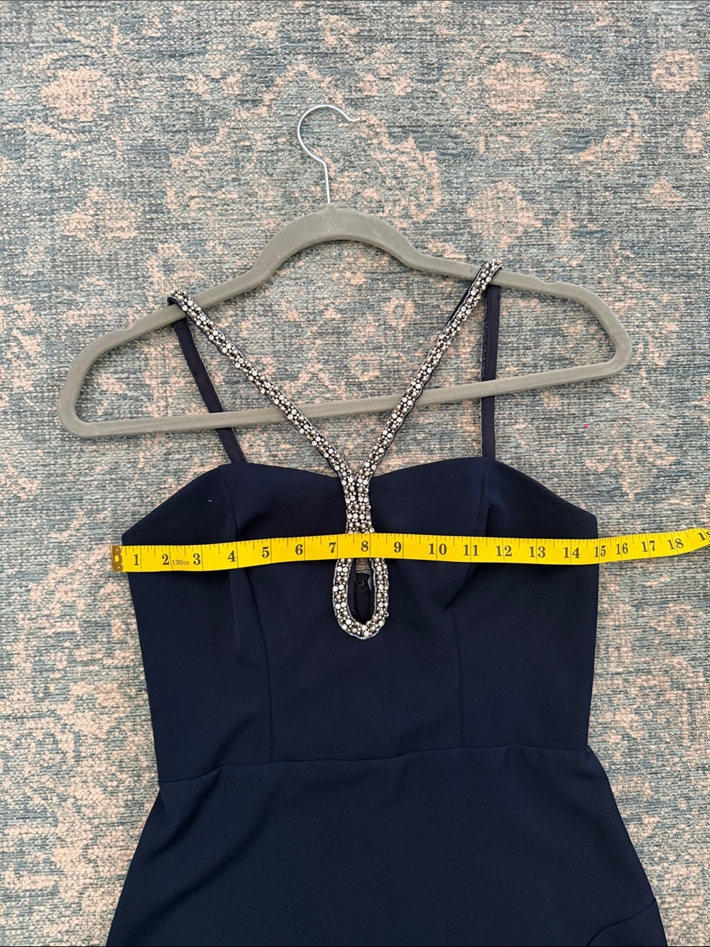 Aqua gown worn once! - Picture 15 of 15